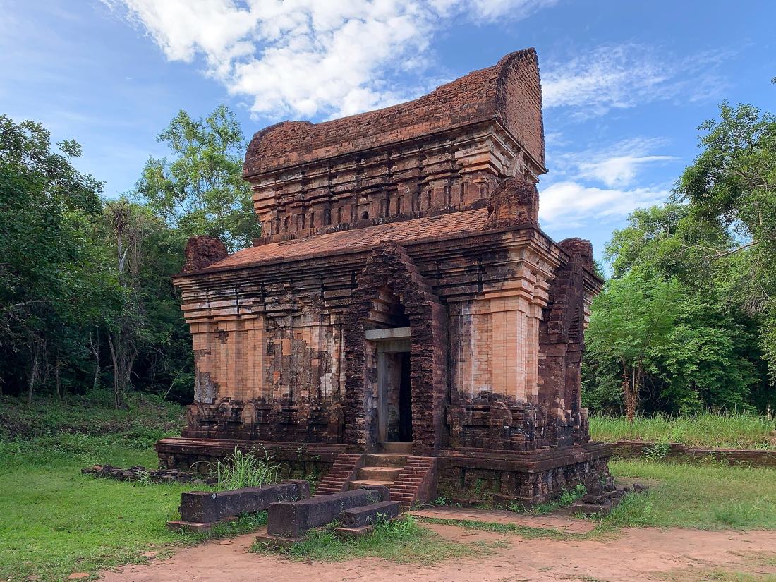 Brick Cham towers at the My Son Sanctuary